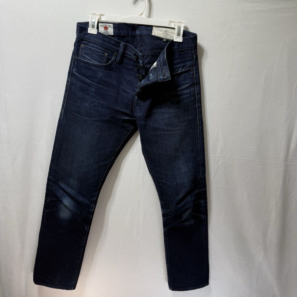 Rogue Territory RGT Stanton Slim Straight Japanese Selvedge Jeans Mens 30X32 USA